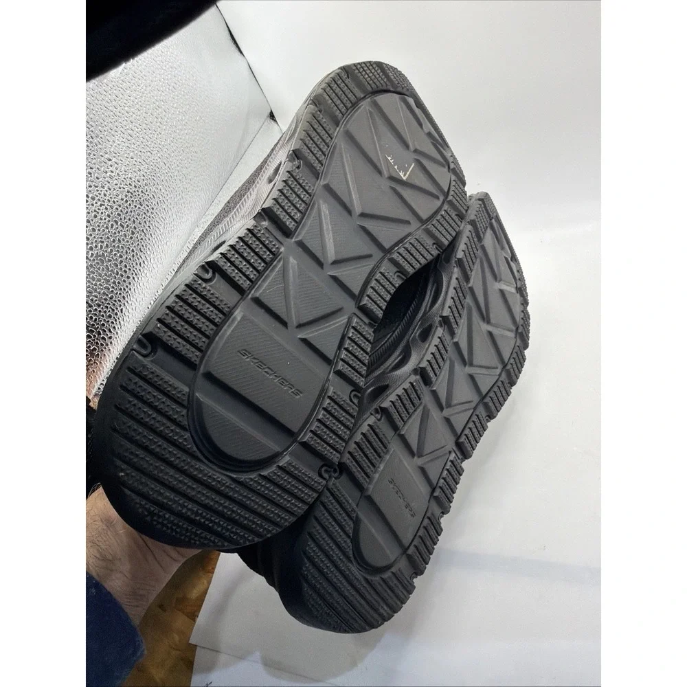 Skechers hands-free swift Fit men's Slip On Black No Bending Shoe. Size 10.5 New